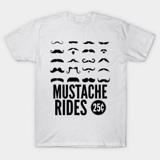 Mustache Rides T-Shirt